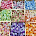 [開封] NEW.約 12mm レジン 変光/蓄光ビーズ ブレスレット・スマホストラップ用
