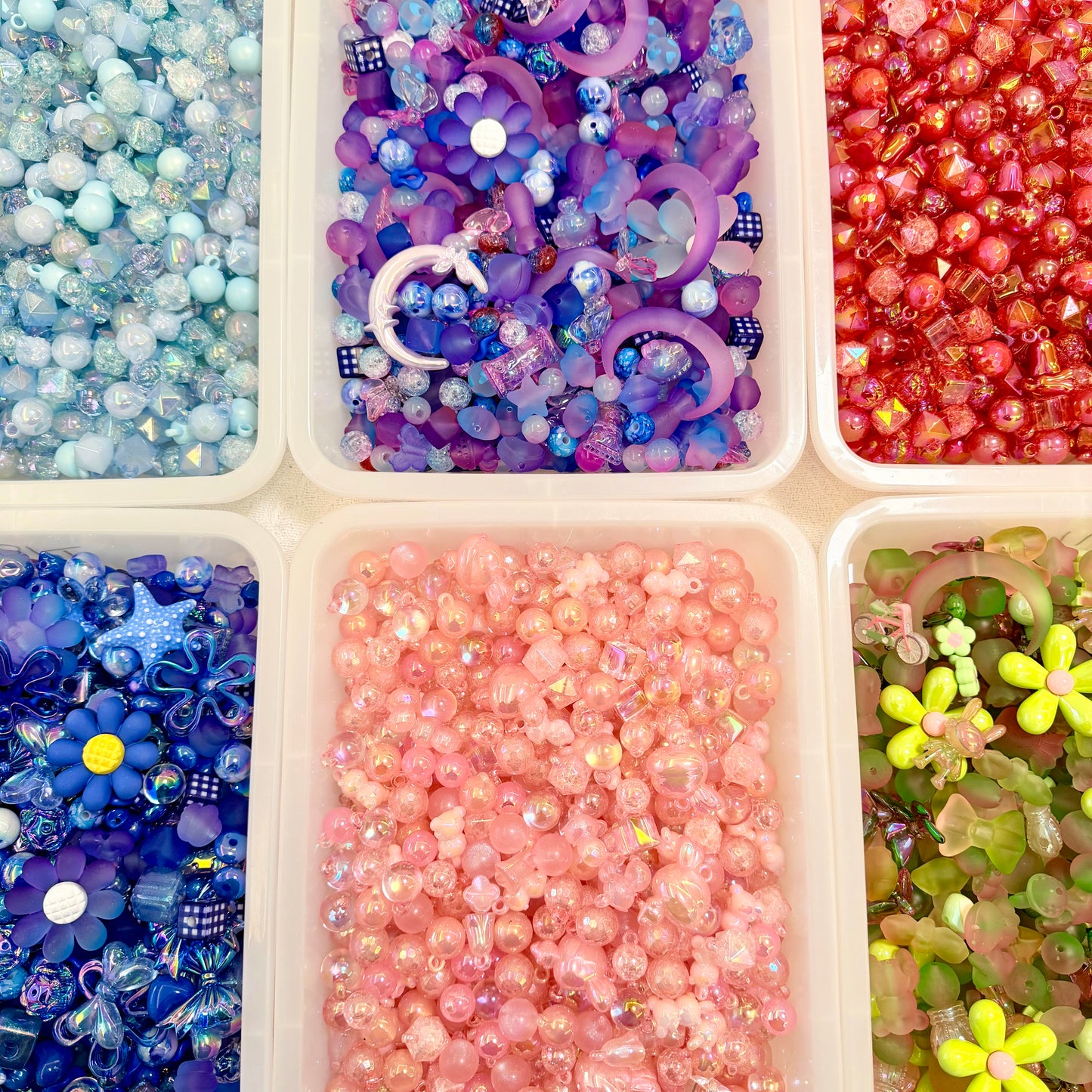 [Super02]サイズ・形状・カラーが多種多様な DIY ビーズ（アクリル / レジン / プラスチック製）