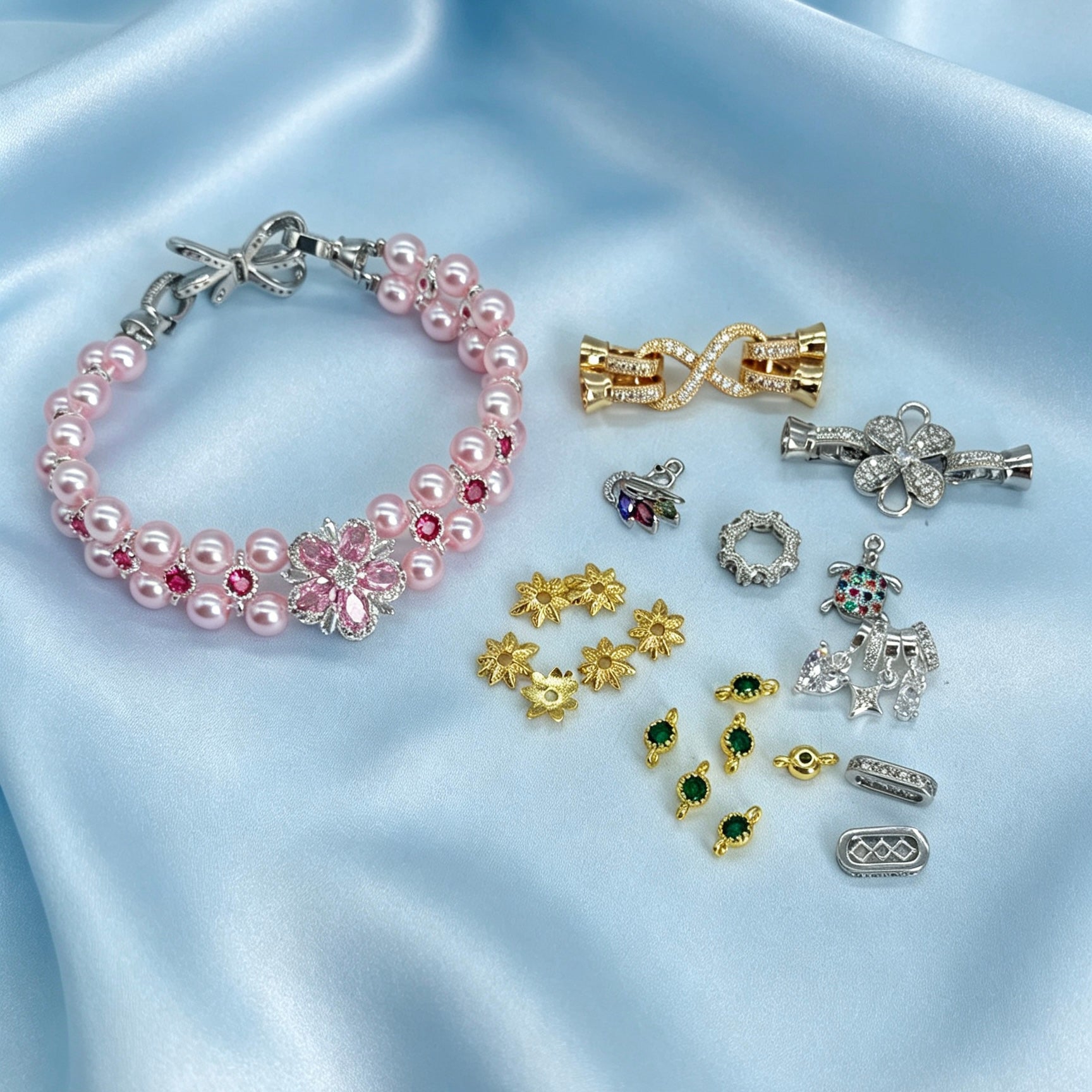 [開封]NEW.ブレスレット・ネックレス用合金パーツ