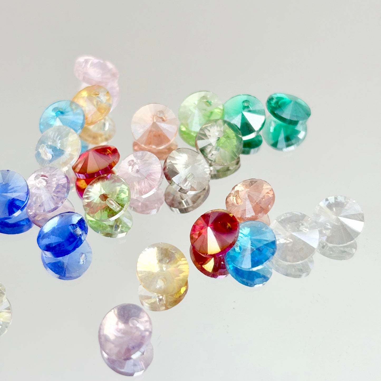 [G03]彩璃の星瀑・ガラス串珠ミックス（形状・カラーランダムパック）