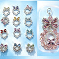 [開封] NEW.合金製 多穴コネクター リボン花輪パーツ DIY ハンドメイドアクセサリー