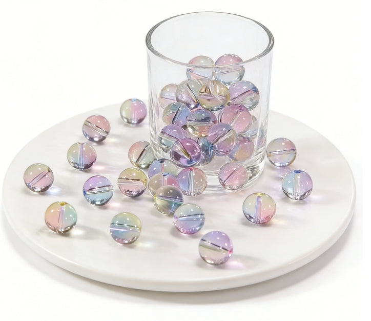 [C01] 夢のように透き通るガラスビーズ12mm（50ml/100ml オプション）