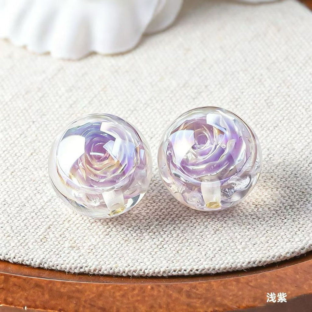 [開封]NEW.上質レジンビーズ 16/20/24mm 通し穴・片穴混在