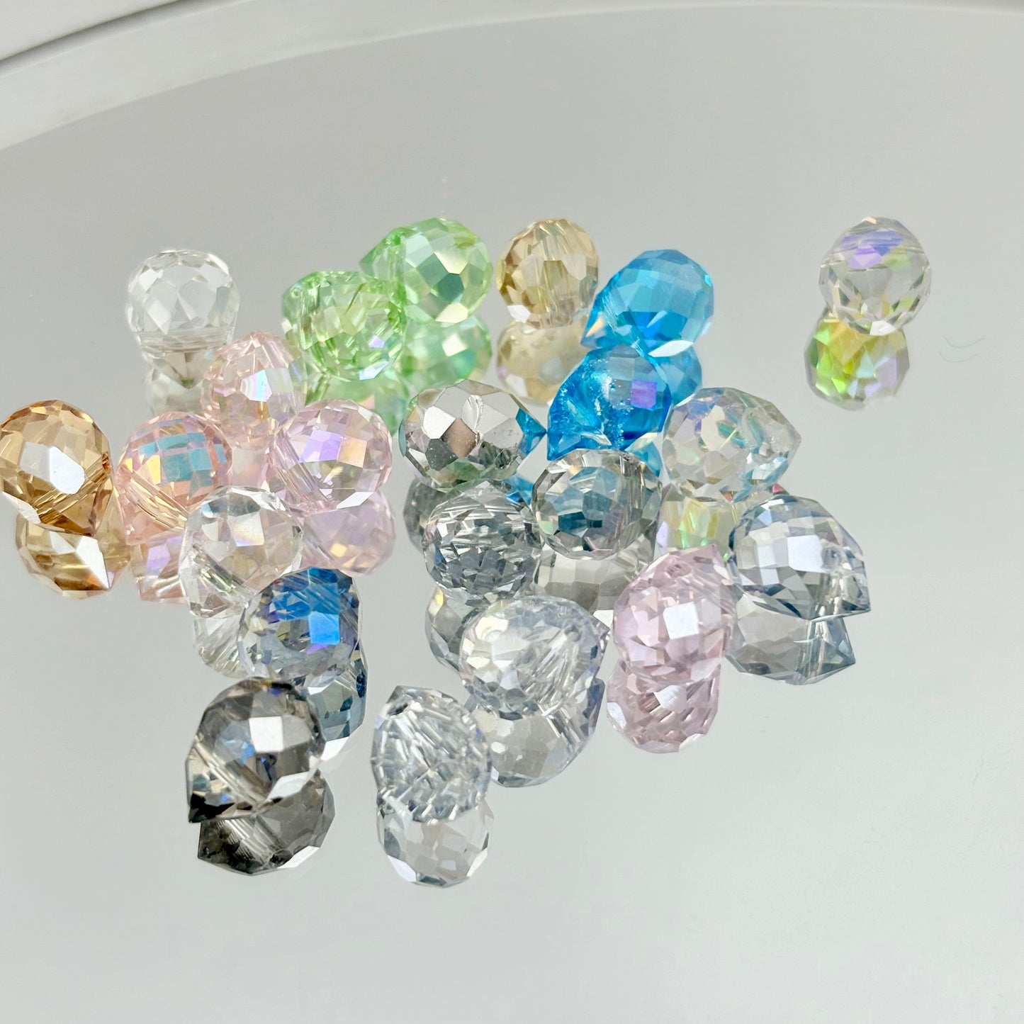 [G03]彩璃の星瀑・ガラス串珠ミックス（形状・カラーランダムパック）