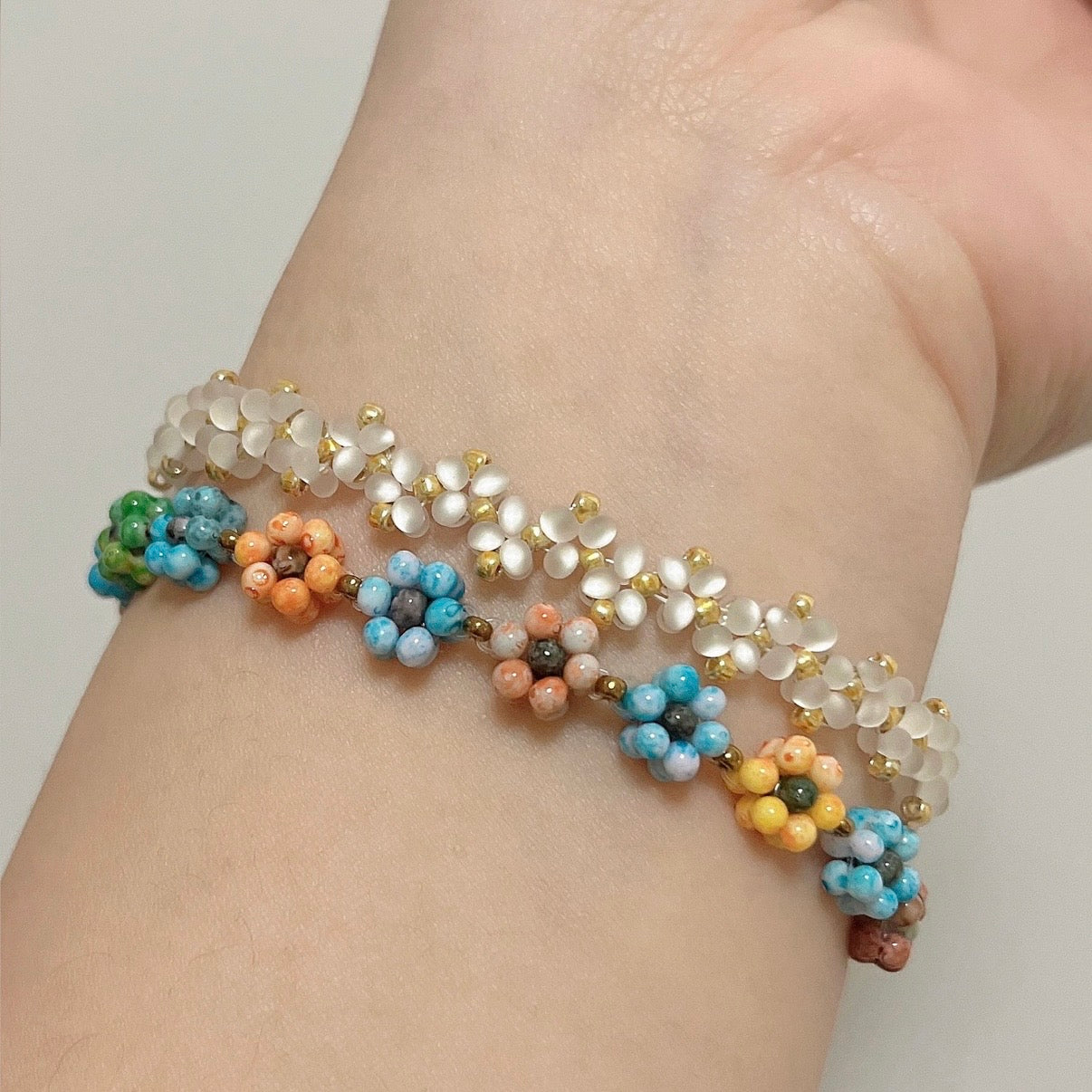 [開封]約 2.6mm 小粒ビーズ ブレスレット・ネックレス・携帯ストラップ自作 DIY 手芸パーツ