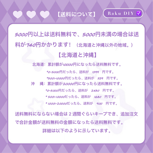 [Z0102]送料について