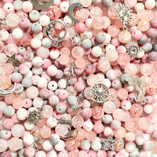 [G0103]いちごミルクの星あられ