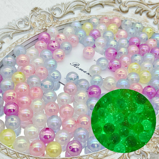 D152蓄光(16MM)魔法の庭の夜光る雫