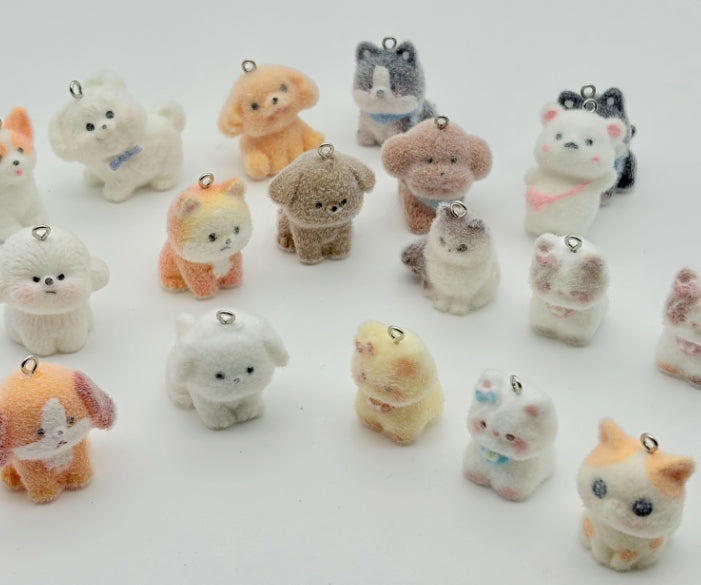 [Q03]萌系レジンフリース小動物ペンダント