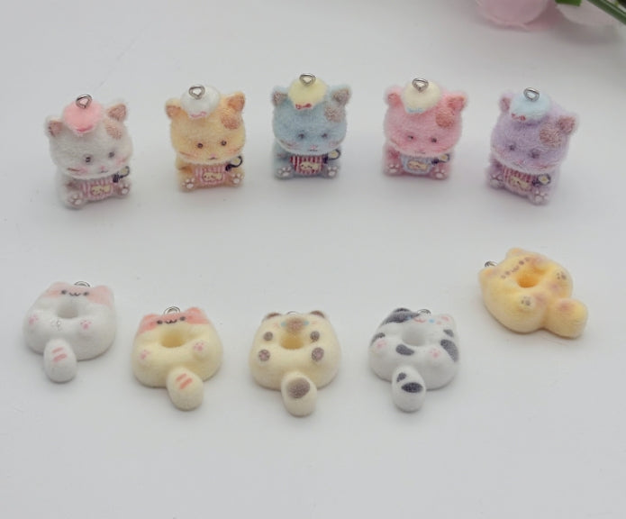 [Q03]萌系レジンフリース小動物ペンダント