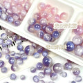 [開封] NEW.約 16mm レジン 光変色・蓄光貫通穴ビーズ