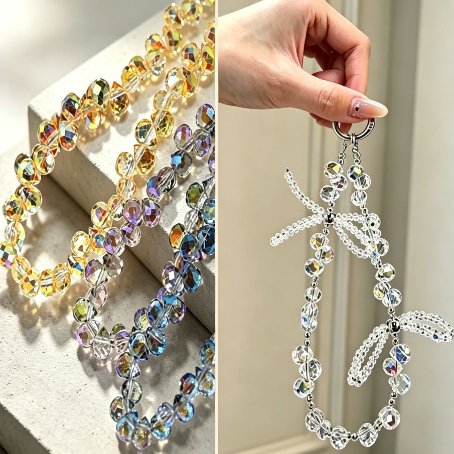 [開封] NEW.透明感がありキラキラ輝くイチゴ型ビーズ、30 種類以上のカラー展開、カーチャーム・バッグチャーム・ブレスレット自作 DIY 手芸パーツ
