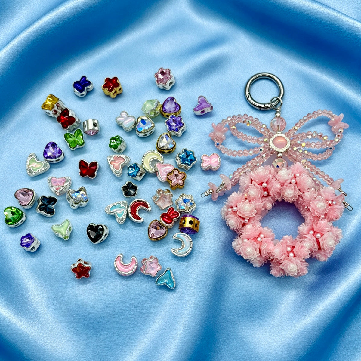 [開封]小型サイズ 両面合金マルチホールビーズ DIY アクセサリーパーツ