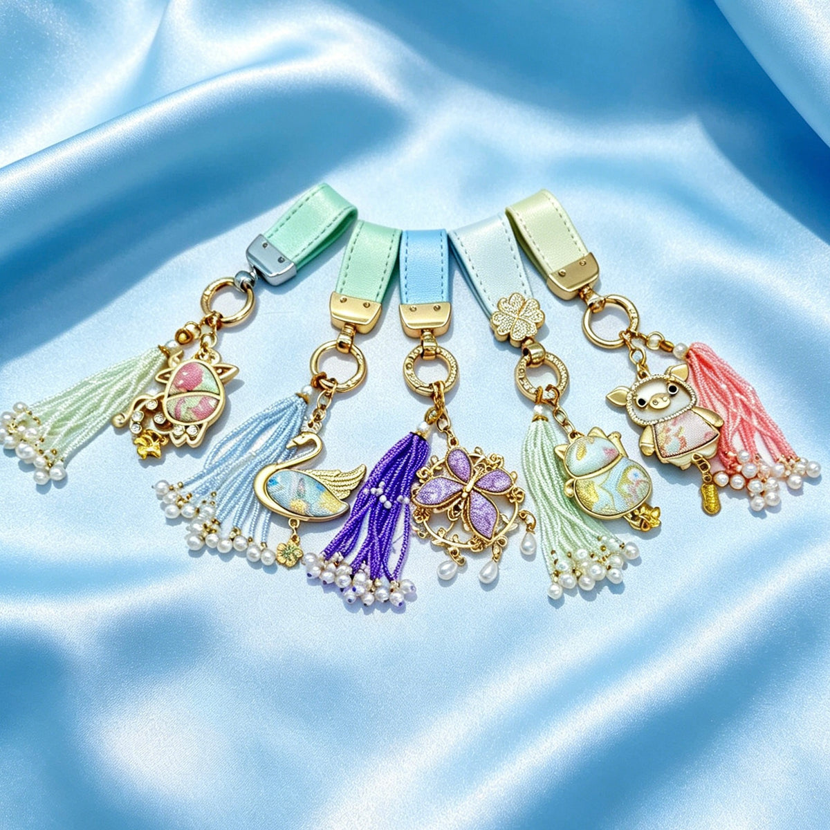 [開封] NEW.ぷち雫 かわいい 完成品 キーホルダー・スマホストラップ