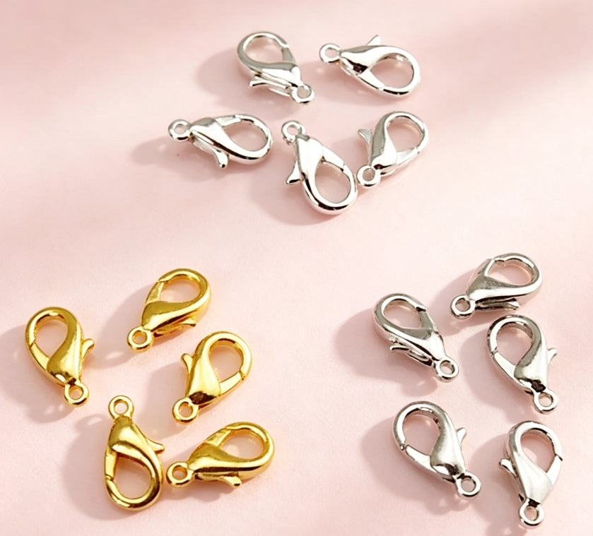 [開封] NEW.ビーズアクセサリー自作用基礎金具セット、丸ピン・T ピン・開閉カン・丸カンなど各種パーツ入り、カーチャーム・ブレスレット・キーホルダー作りに最適