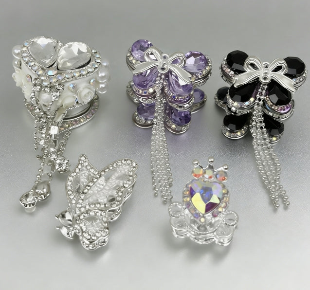 [T27]織韻の華飾・多通孔合金串珠デコレーション（異形状ミックス、1 個 / 2 個）