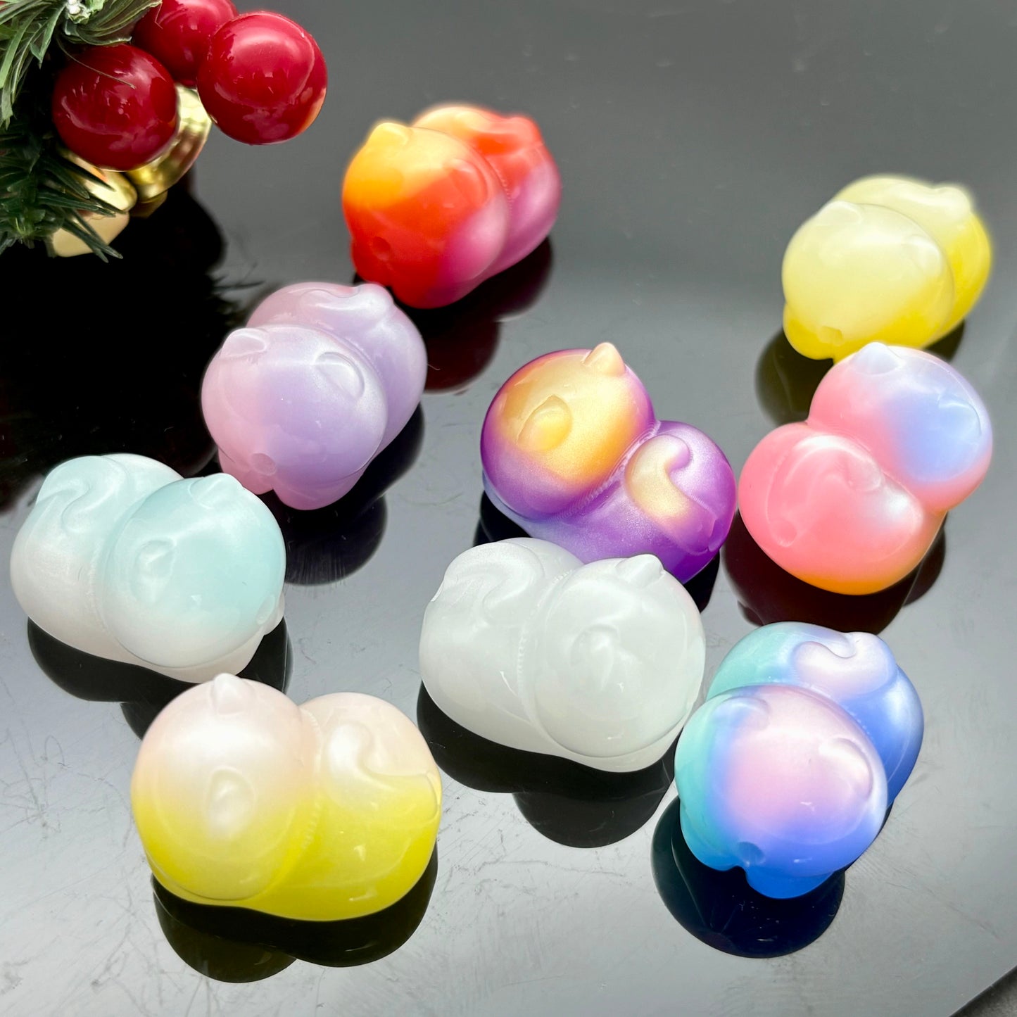 [D0103]にじいろレジンにゃんこ