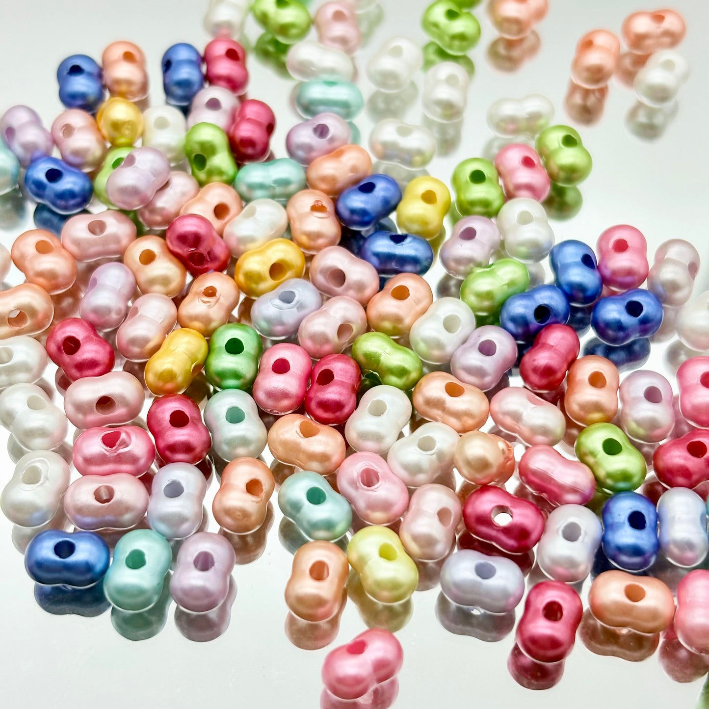 [M31]ピーナッツの綴飾・プラスチック串珠ミックス（1 本 / 30ML）