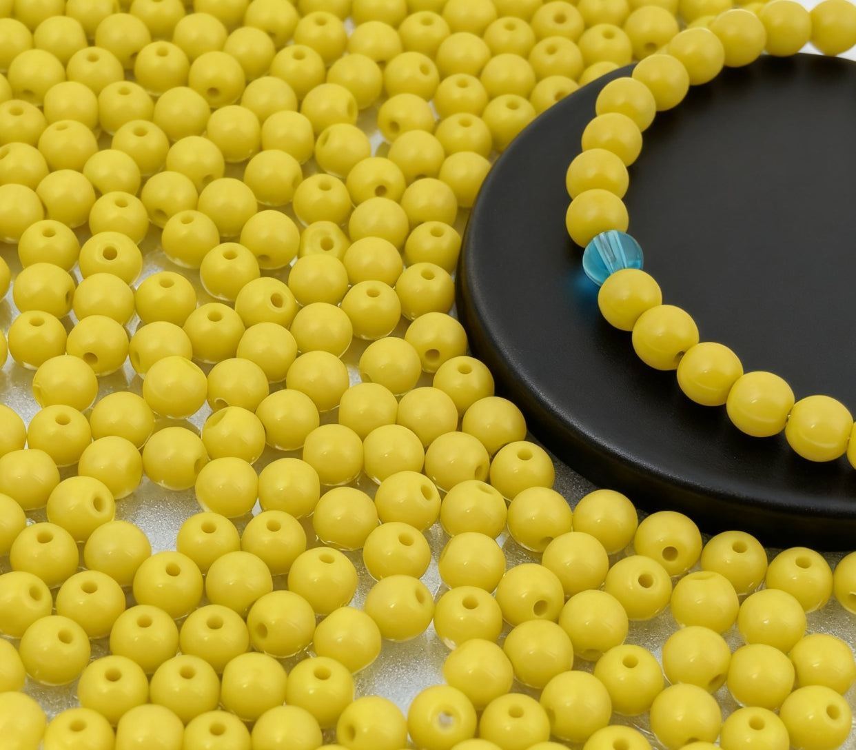 [B0102]純色ビーズ（6㎜）　