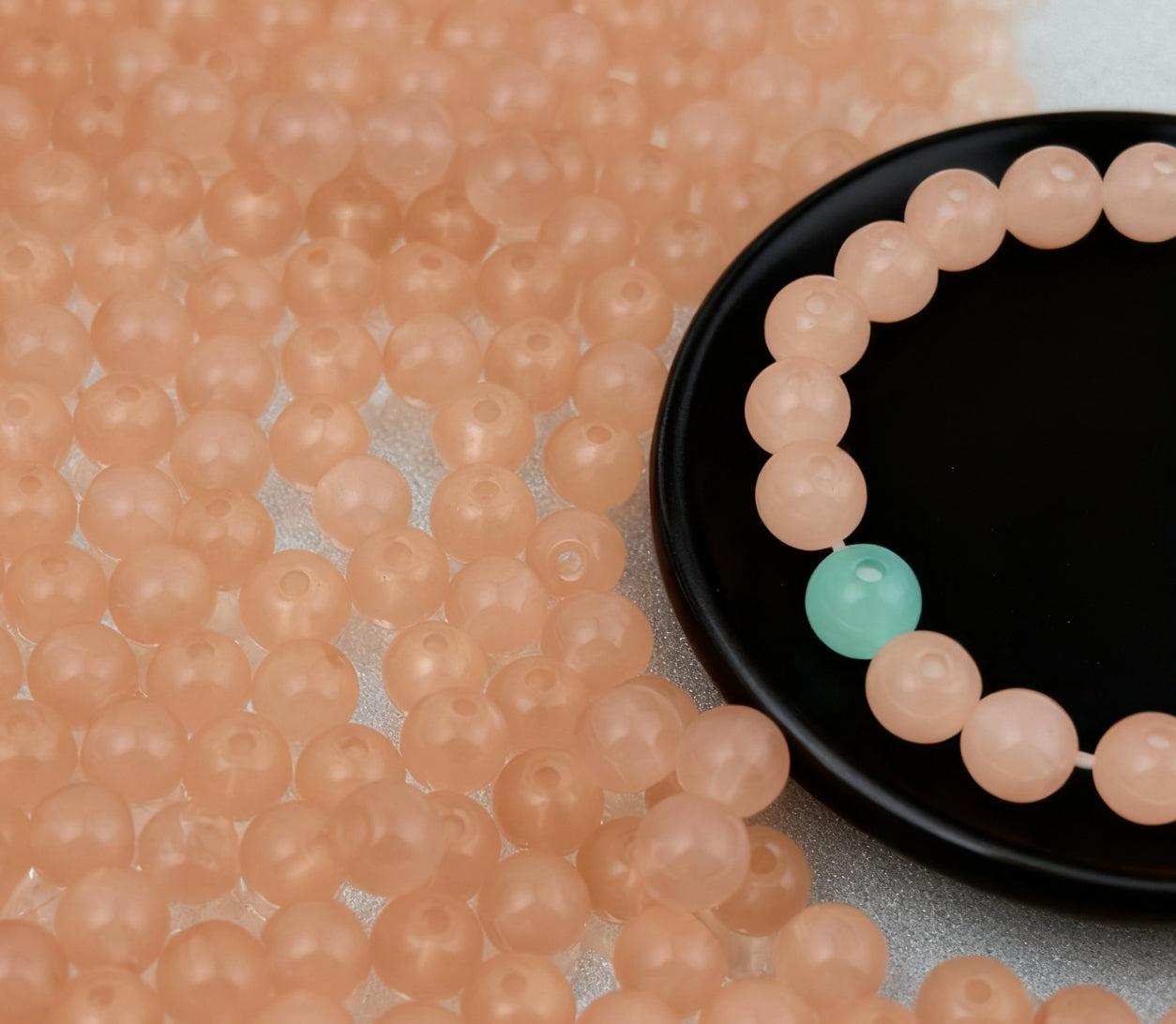 [B0102]純色ビーズ（6㎜）　