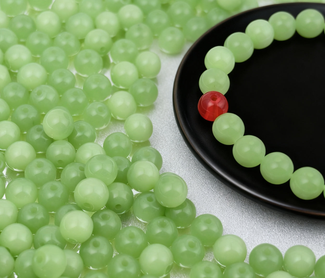 [B0102]純色ビーズ（6㎜）　