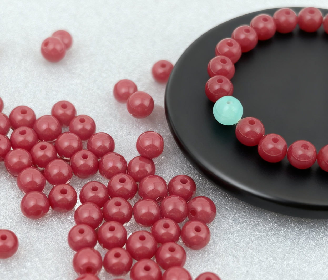 [B0102]純色ビーズ（6㎜）　