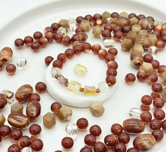 [新年福袋02]細韵の織珠・小尺寸ガラス合金串珠ミックス（4 袋 / 8 袋 / 10 袋）