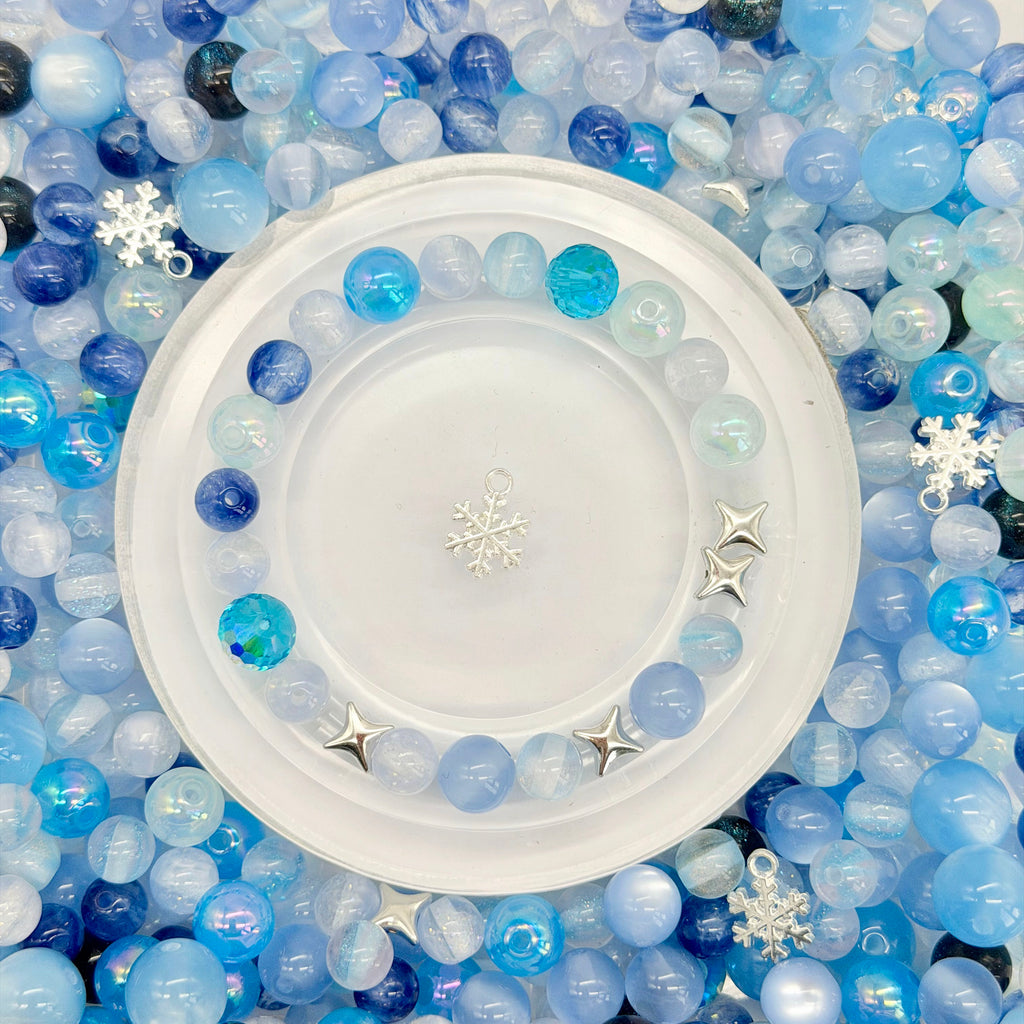 [開封] NEW.高品質ブレスレット素材 レジン・瑠璃・アクリル混合
