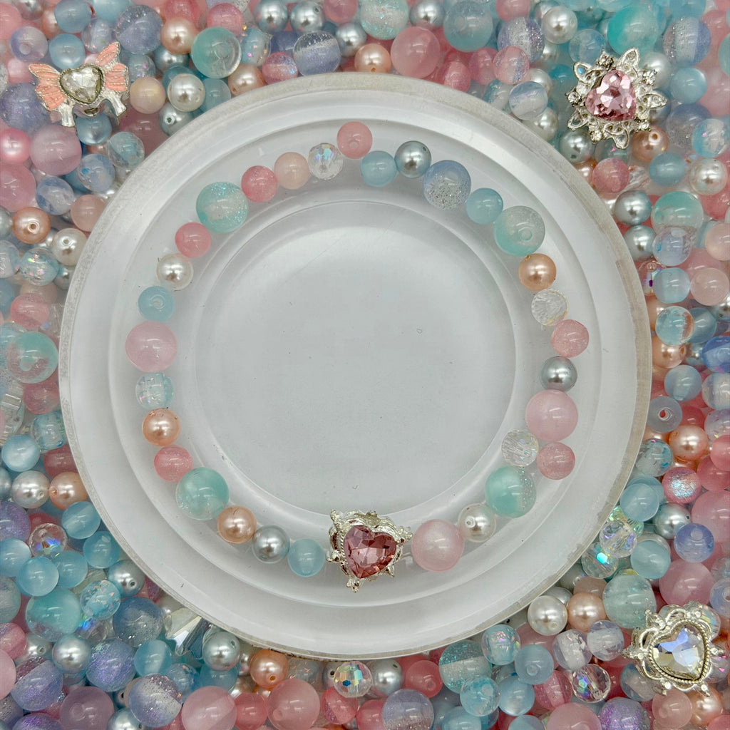 [開封] NEW.高品質ブレスレット素材 レジン・瑠璃・アクリル混合