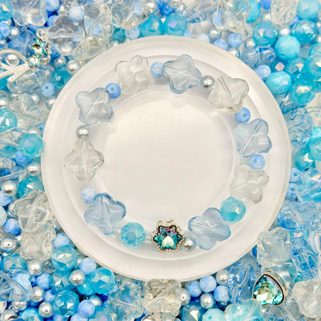 [開封] NEW.高品質ブレスレット素材 レジン・瑠璃・アクリル混合