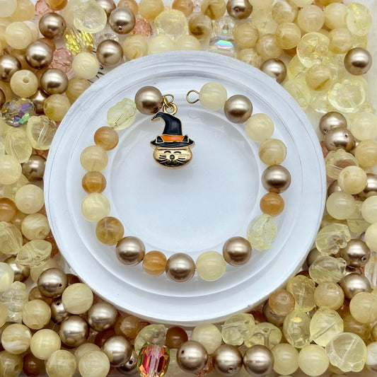 [B37]暖金の秋霧 10mm レジンレリックスミックスビーズ（50ml/100ml）