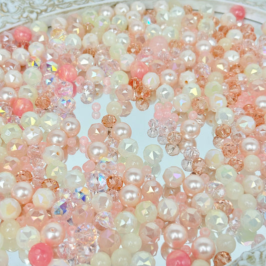 [B67]杏粉の織光・暖調清透ガラス串珠デコレーション（30ml/50ml）