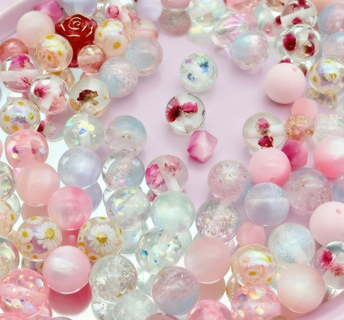 [新年福袋01]柔形大綴・多素材大尺寸串珠ミックス（3 袋 / 6 袋 / 10 袋）