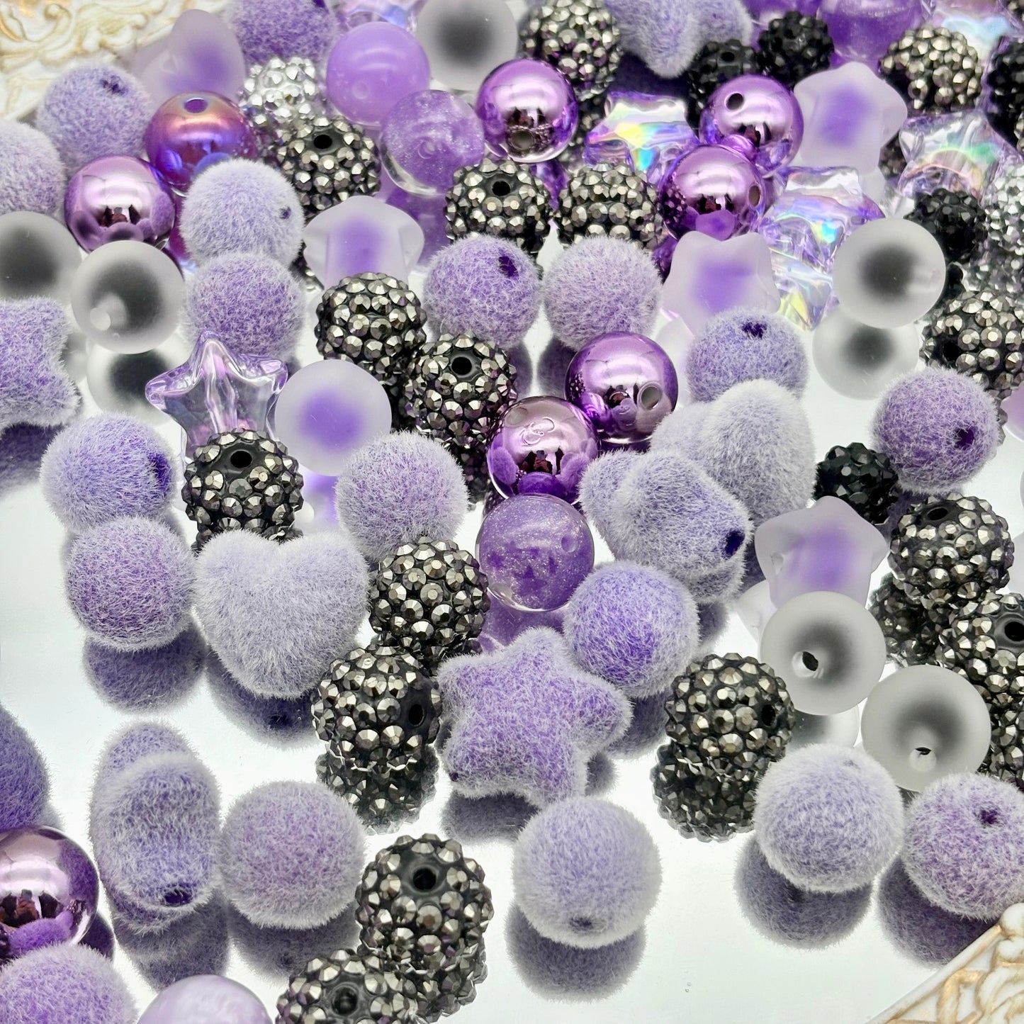 [新年福袋01]柔形大綴・多素材大尺寸串珠ミックス（3 袋 / 6 袋 / 10 袋）