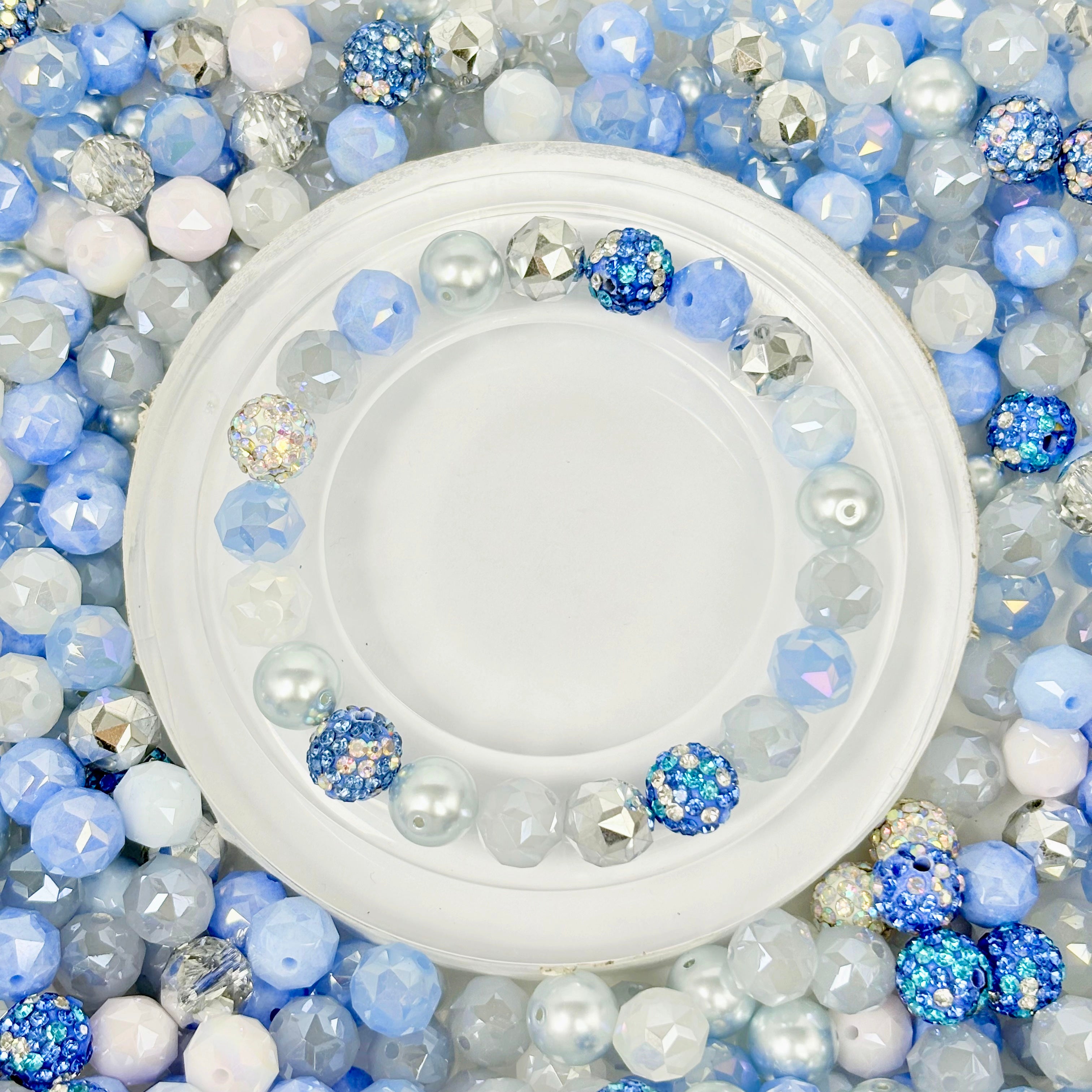 [開封] NEW.高品質ブレスレット素材 レジン・瑠璃・アクリル混合