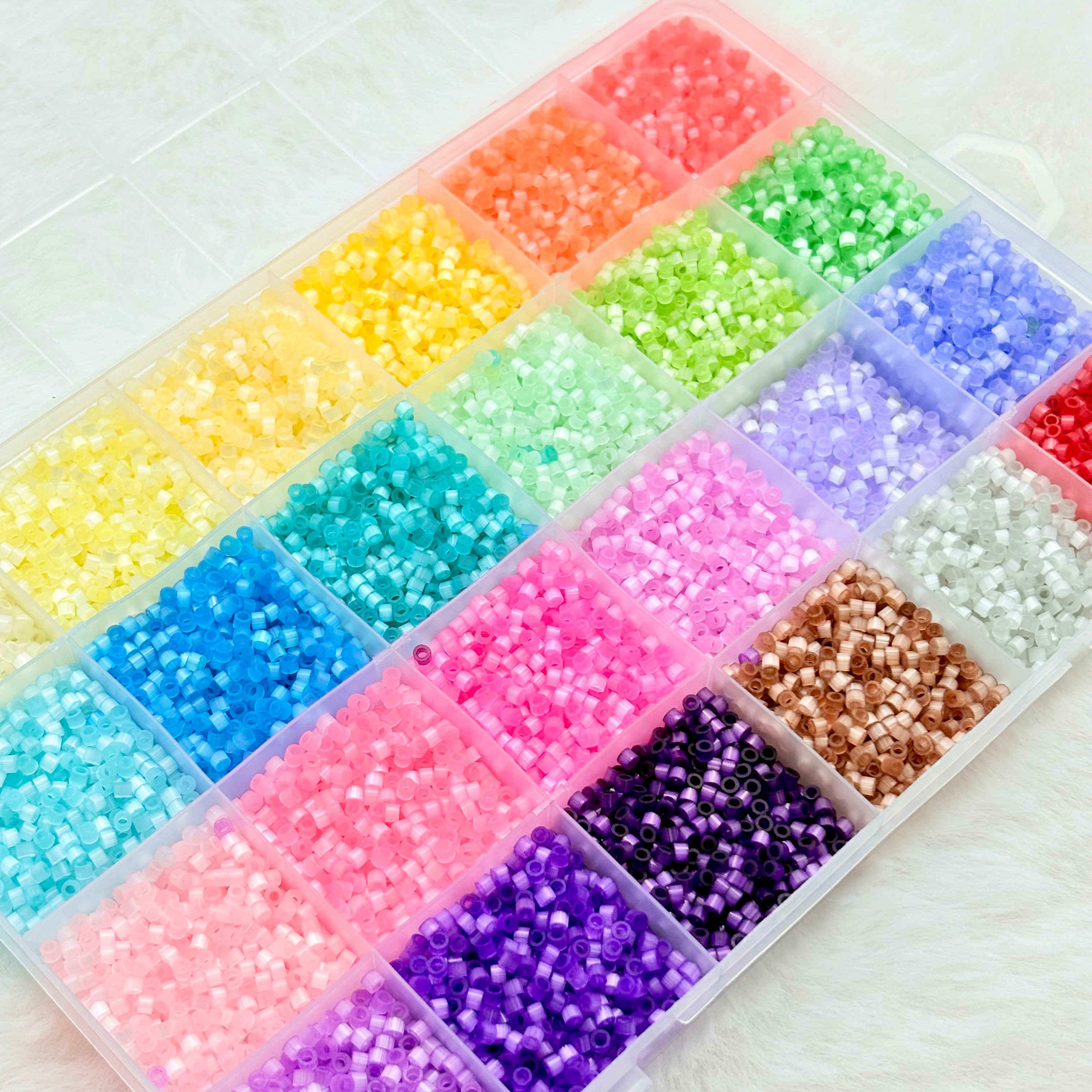 [開封] 約 2.3mm 細やか極小ビーズ 繊細アクセサリー手芸 DIY 素材