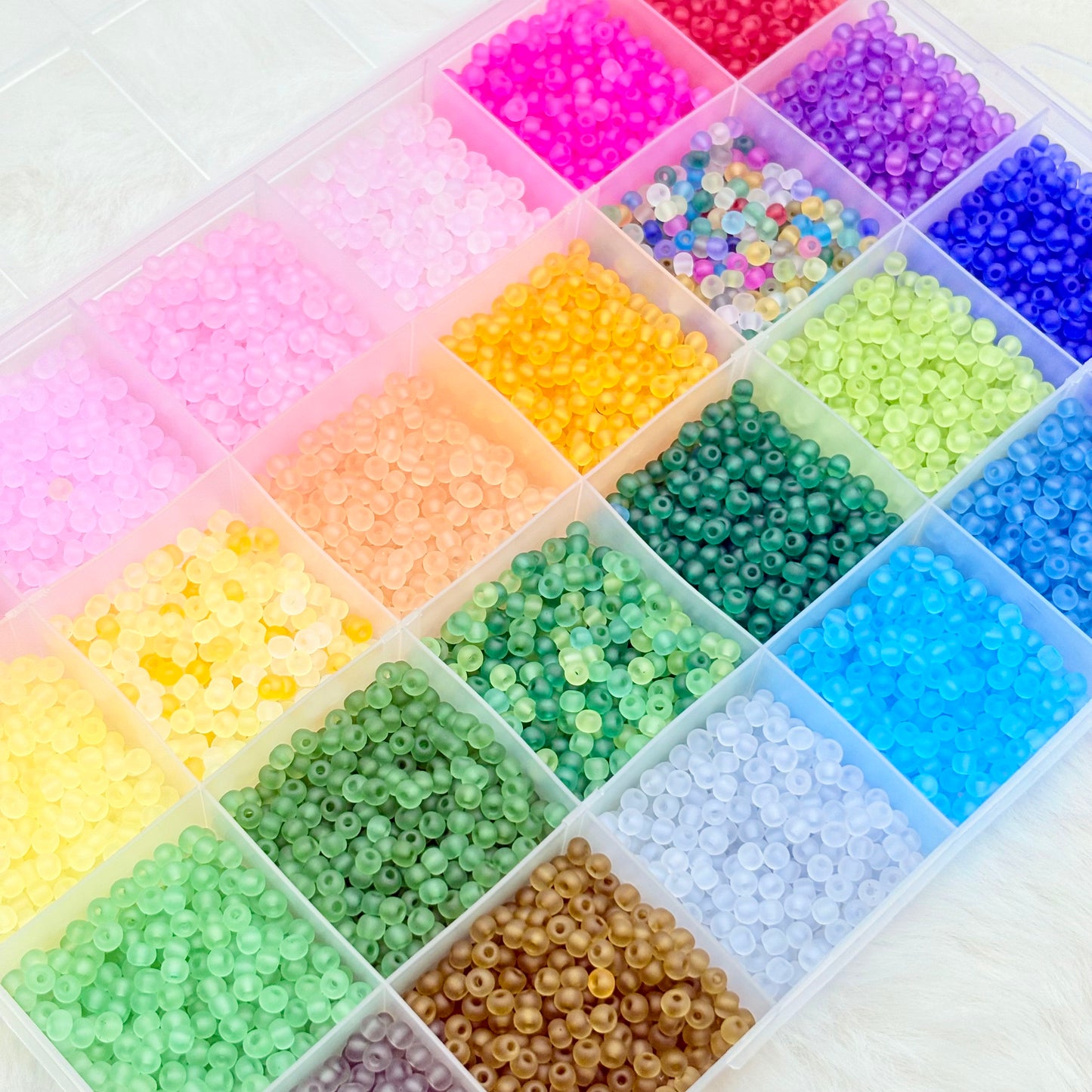 [M04-M10]多色レジン小サイズビーズセット（10 色 / 24 色 1 箱）