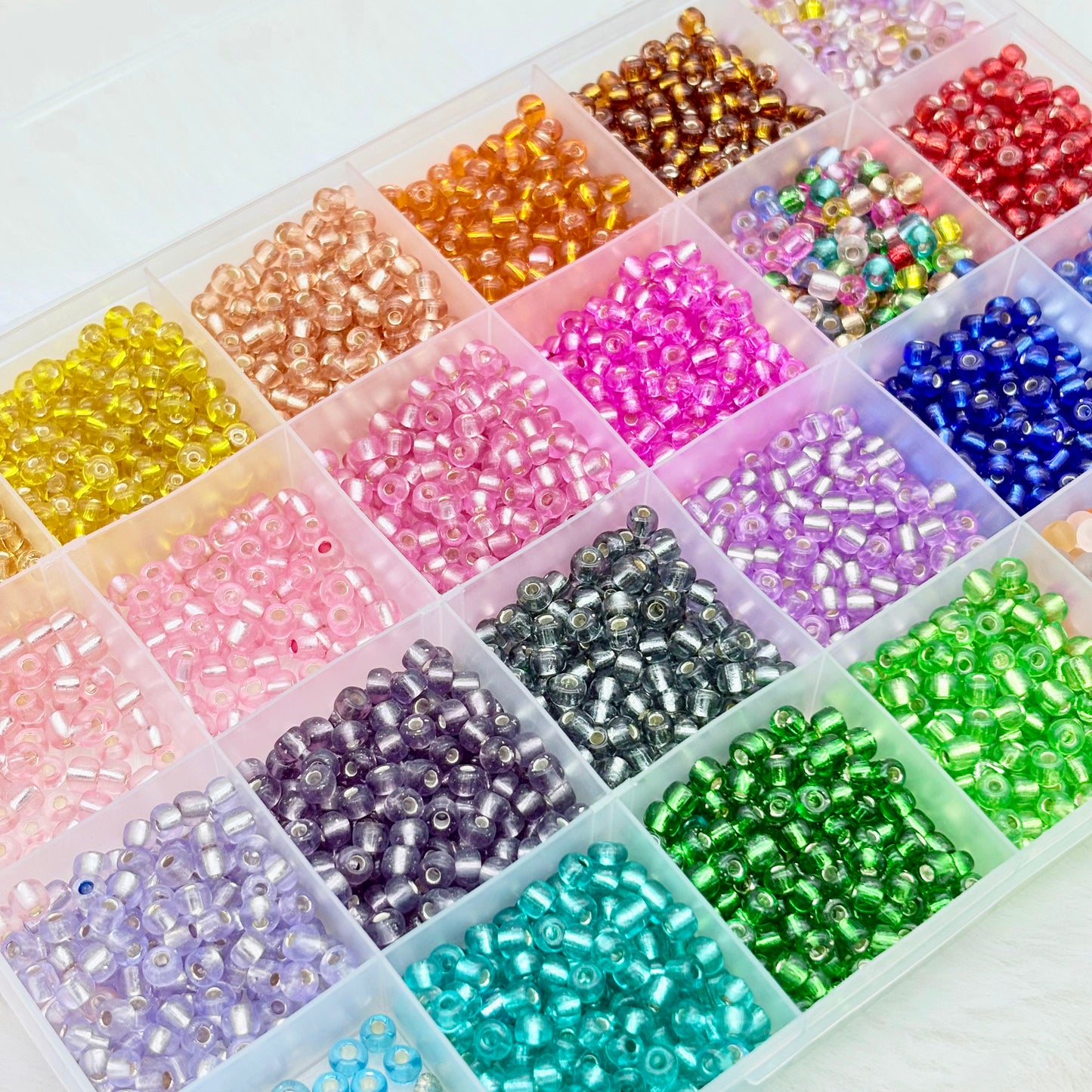 [M04-M10]多色レジン小サイズビーズセット（10 色 / 24 色 1 箱）