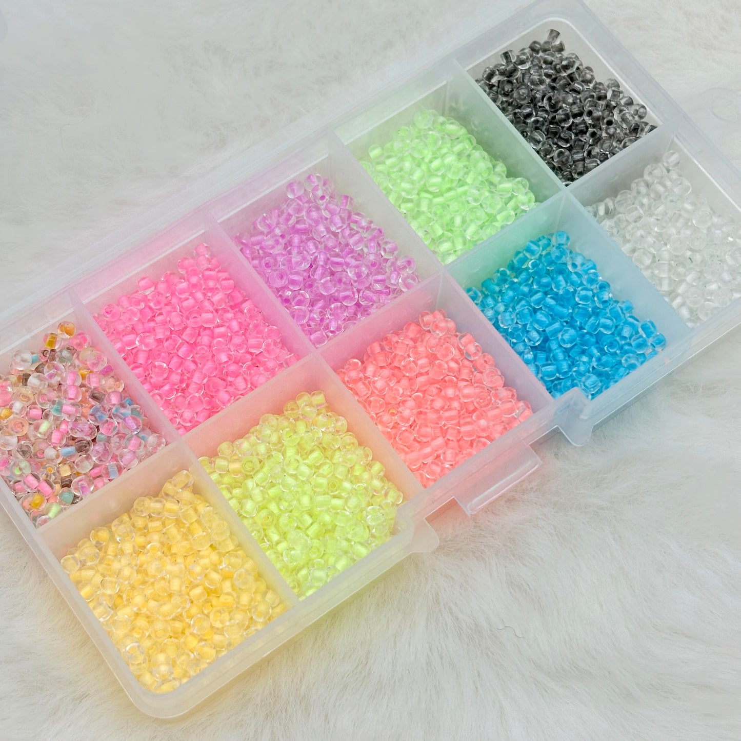 [M04-M10]多色レジン小サイズビーズセット（10 色 / 24 色 1 箱）