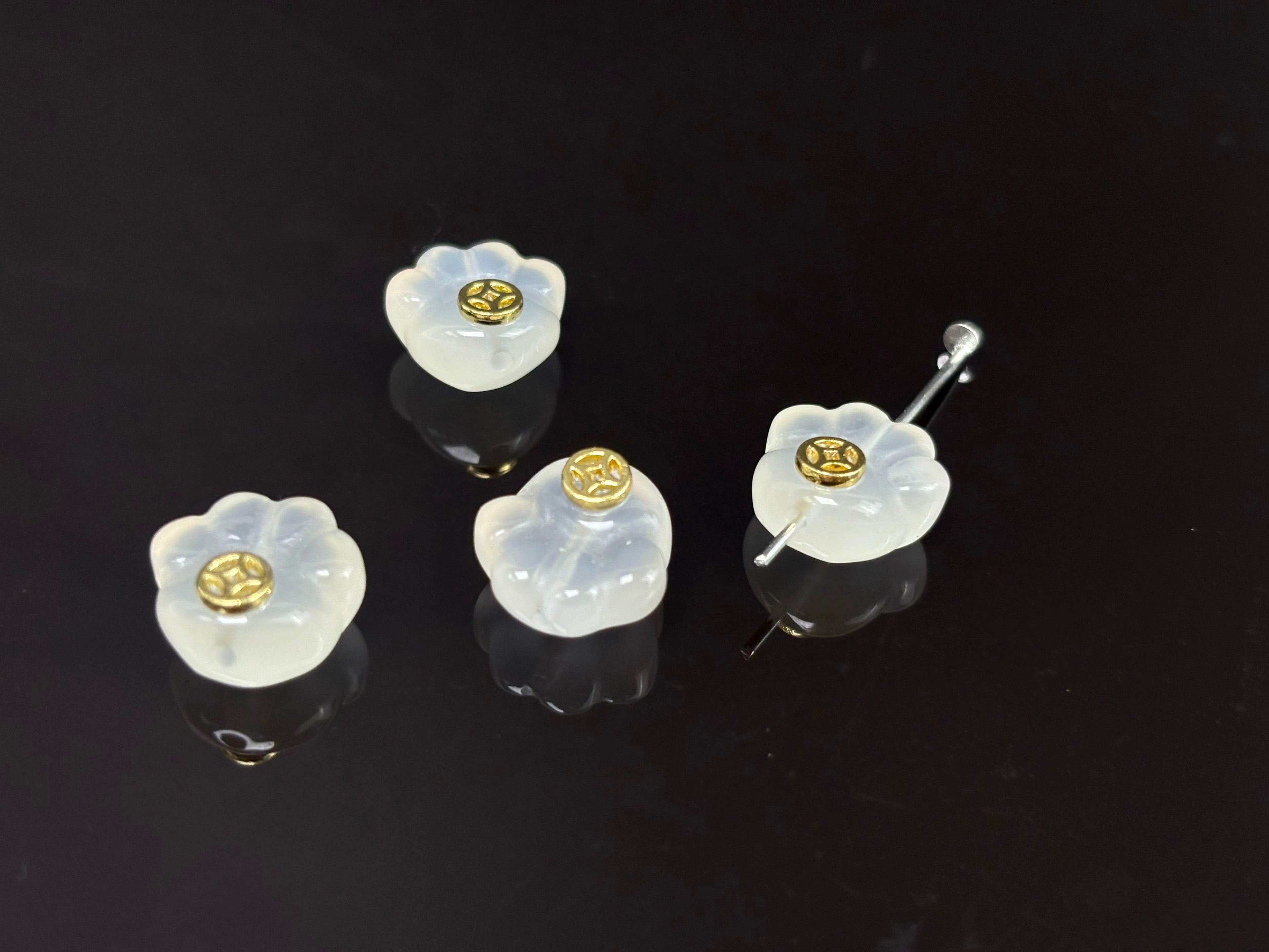 [開封] NEW.ハート・合金・タッセル豊富な繊細チャーム ブレス・ピアス作り DIY 素材