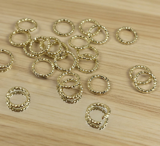 [T29]DIY ビーズ基礎パーツ：オープンリング／クローズドリング