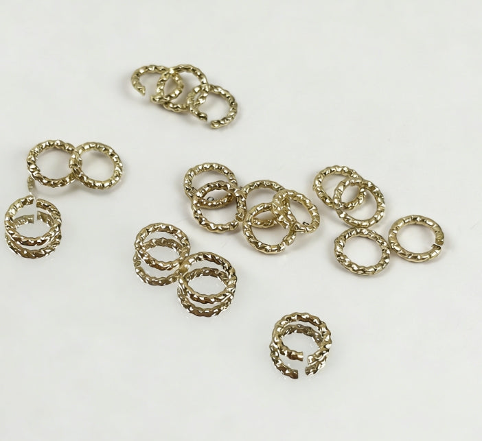 [T29]DIY ビーズ基礎パーツ：オープンリング／クローズドリング