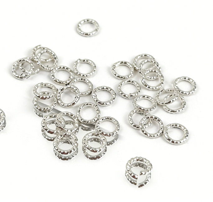 [T29]DIY ビーズ基礎パーツ：オープンリング／クローズドリング