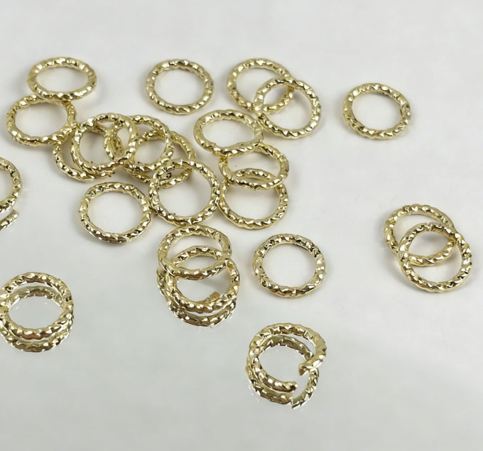 [T29]DIY ビーズ基礎パーツ：オープンリング／クローズドリング