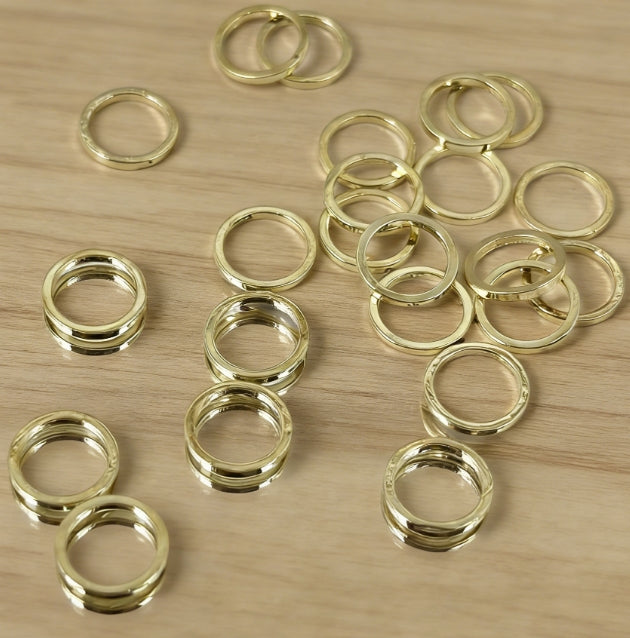 [T29]DIY ビーズ基礎パーツ：オープンリング／クローズドリング