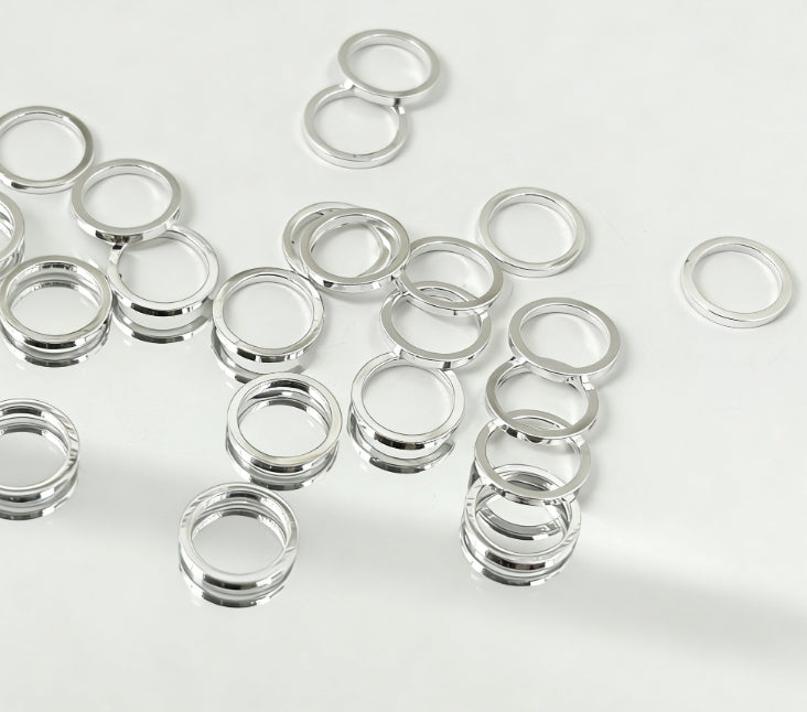 [T29]DIY ビーズ基礎パーツ：オープンリング／クローズドリング