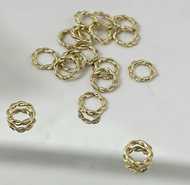 [T29]DIY ビーズ基礎パーツ：オープンリング／クローズドリング