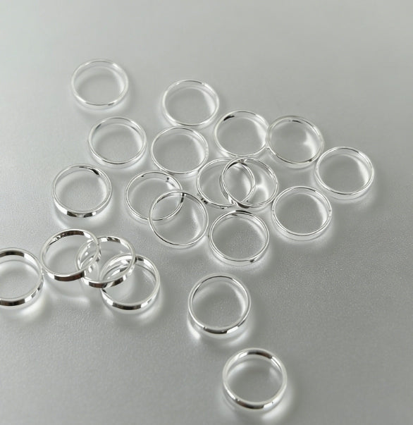 [T29]DIY ビーズ基礎パーツ：オープンリング／クローズドリング