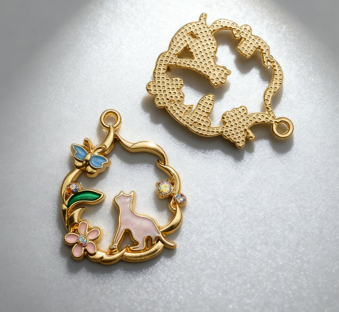 [D0101]  猫ちゃんペンダント