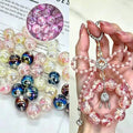 [開封]16mm 蝶モチーフレジンストレートホール ビーズ DIY手芸アクセサリーパーツ